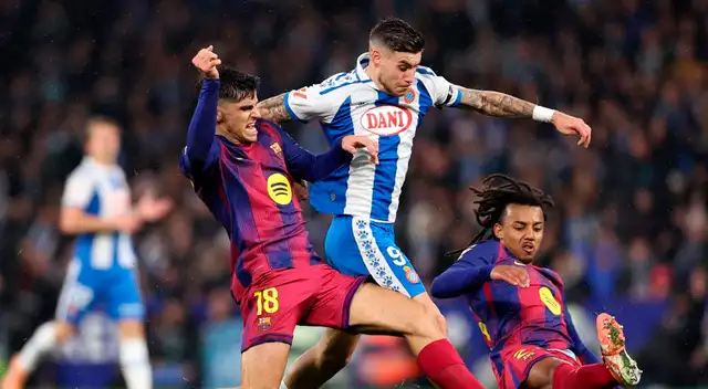 Barcelona ganó el duelo de ida ante Espanyol por LaLiga de España.