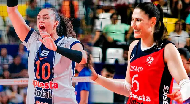 Alianza Lima y San Martín juegan la final de la Liga Peruana de Vóley.