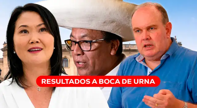 Las encuestadoras IPSOS y Datum revelan quiénes pasan a segunda vuelta.