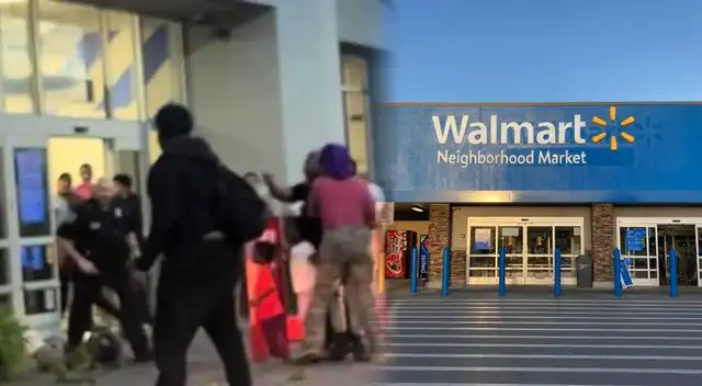 Policía intervino en un altercado con unas 30 personas en un Walmart de Kansas City.
