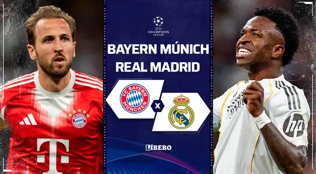 Bayern Múnich vs Real Madrid EN VIVO y EN DIRECTO por Champions League.
