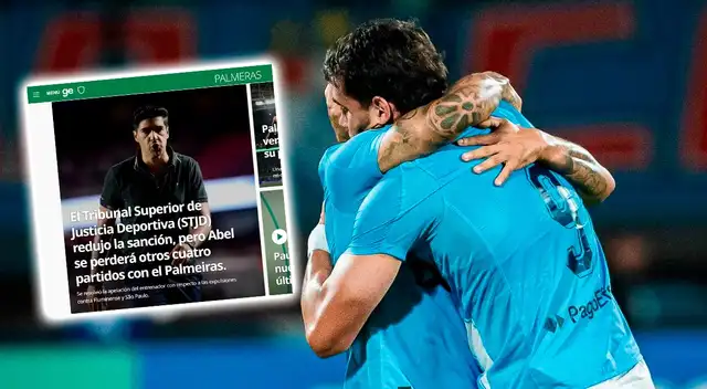 DT de Palmeiras sancionado a poco del duelo ante Sporting Cristal. DT de Palmeiras sancionado a poco del duelo ante Sporting Cristal.