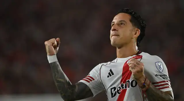 Driussi anotó el único gol de la victoria de River Plate en el Monumental.