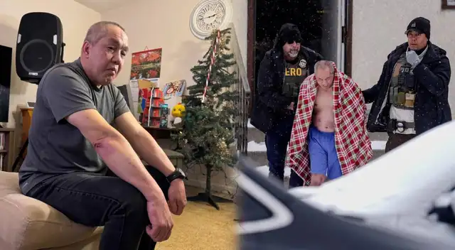 ChongLy Thao fue detenido por ICE en un operativo migratorio y sacado de su casa en ropa interior.