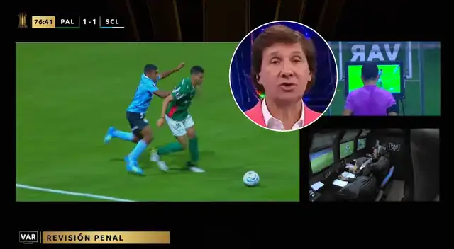 Penal sancionado a favor de Palmeiras indignó al Bambino.