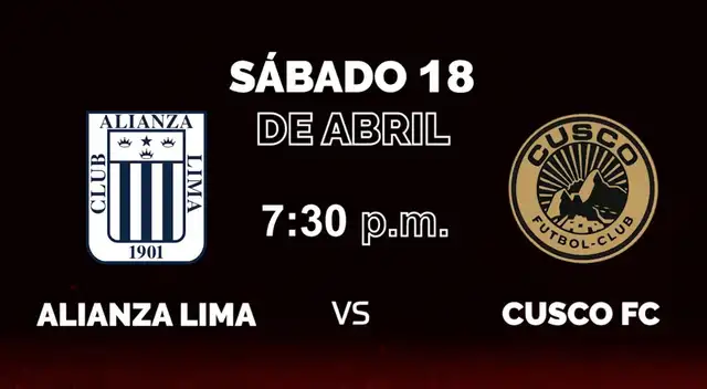 Alianza Lima y Cusco FC afrontan un partido clave de la Liga 1 2026.