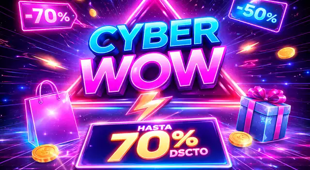 Revisa las mejores ofertas del Cyber Wow 2026 de Tottus, Falabella y Plaza Vea.