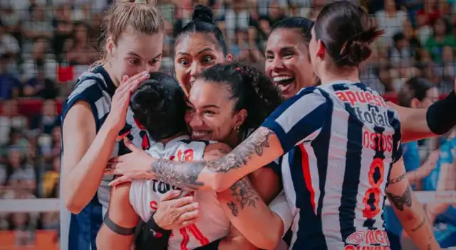 Alianza Lima perdió la primera final de la Liga Peruana de Vóley ante la San Martín.