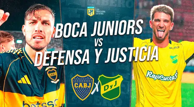 Boca Juniors visitará a Defensa y Justicia por el Torneo Apertura.