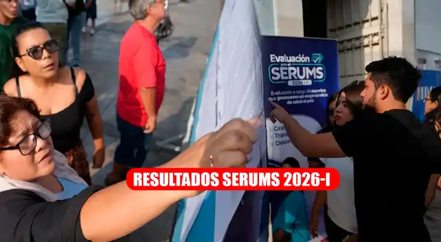 Revisa los resultados de la Evaluación SERUMS 2026-I y conoce tu puntaje mediante el enlace oficial del Minsa.