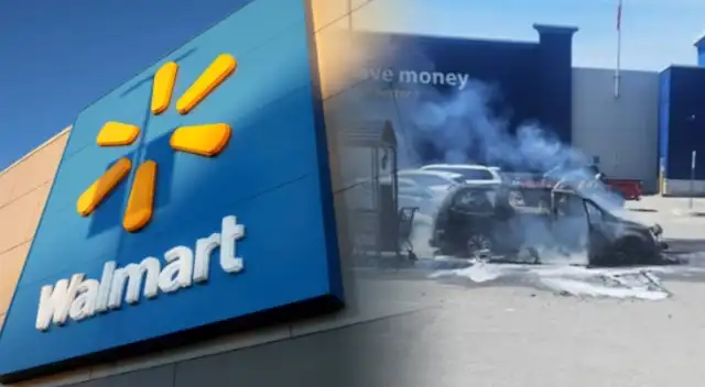 ALERTA en Walmart de Midland: reportan incendio de auto en estacionamiento y revelan si hubo heridos.