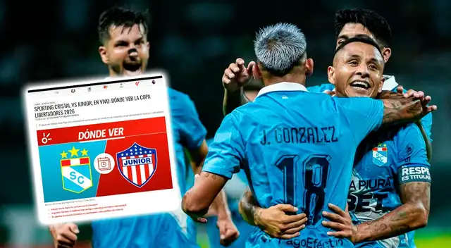 Prensa colombiana se refirió a Sporting Cristal por duelo ante Junior.