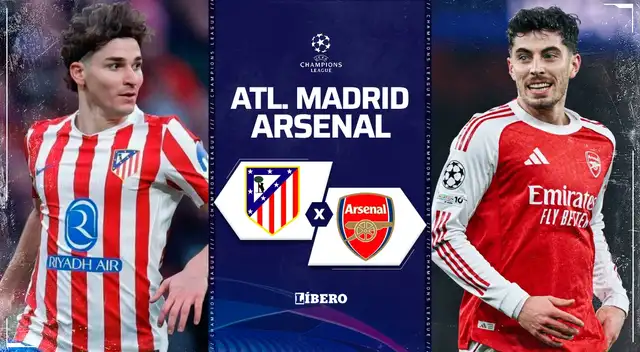 Atlético Madrid y Arsenal se enfrentan por la Champions League