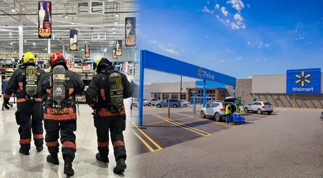 El Walmart Supercenter de Wiggins fue desalojado por una fuga de gas.