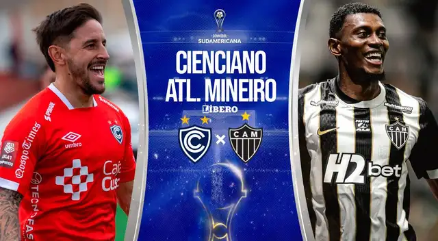 Cienciano vs. Atlético Mineiro por la Copa Sudamericana.