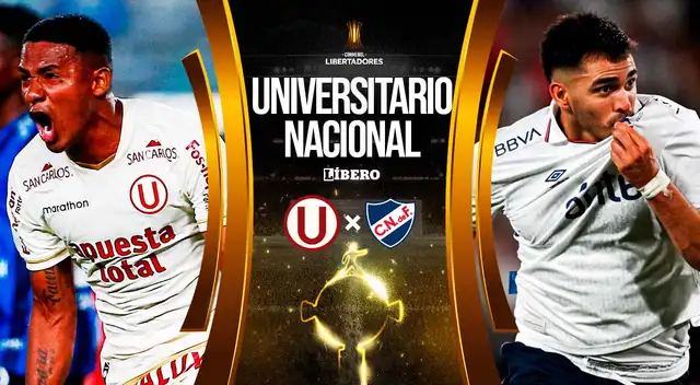 Universitario vs Nacional se medirán en el Estadio Monumental.