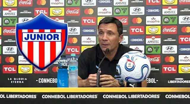 Zé Ricardo habló sobre la victoria ante Junior. Foto:composición Líbero/X