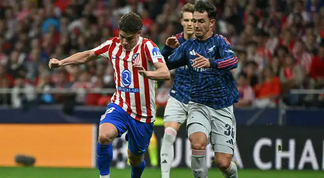 Atlético Madrid y Arsenal empataron 1-1 en España por la ida de semifinales de la Champions League 2025-2026. Atlético Madrid y Arsenal empataron 1-1 en España por la ida de semifinales de la Champions League 2025-2026.