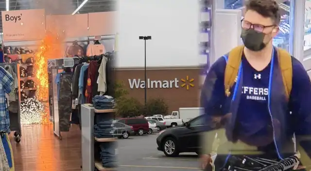 Un ladrón provocó un incendio en el Walmart de Elkton como distracción para robar joyas.