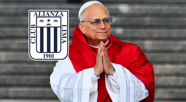 César Cueto le regaló la camiseta de Alianza Lima al Papa León XIV.