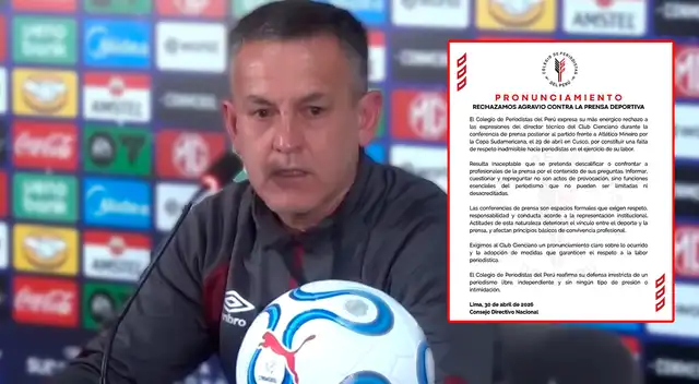 Colegio de Periodista se pronunció sobre los comentarios de Horacio Melgarejo. Foto: composición Líbero/Entre Bolas