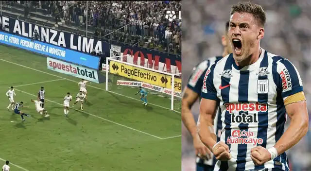 Federico Girotti anotó el 2-0 de Alianza Lima sobre Deportivo Moquegua