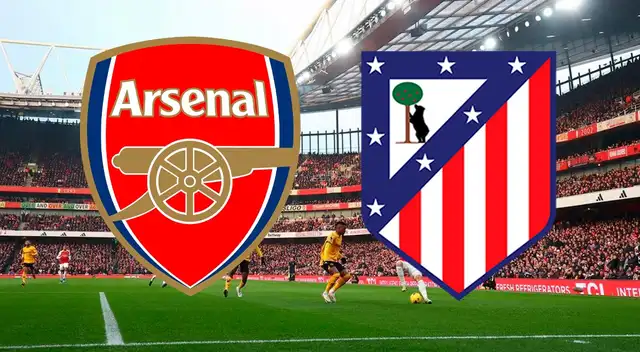 Arsenal y Atlético de Madrid juegan por la Champions League en el Emirates Stadium.