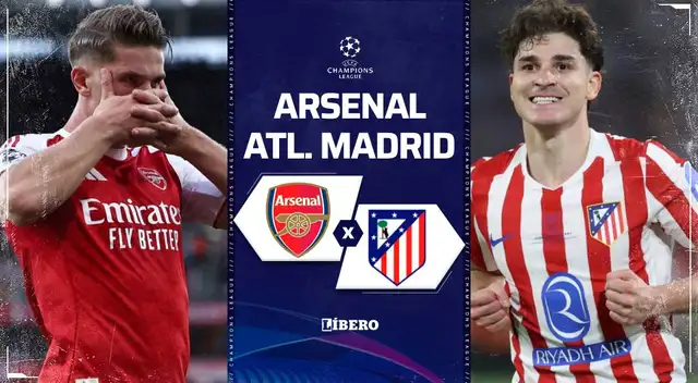 Arsenal vs Atlético Madrid jugarán en Londres.
