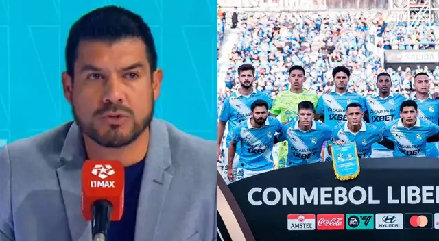 Erick Delgado habló tras la derrota de Cristal ante Palmeiras.