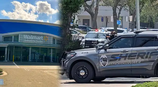 La JSO alerta sobre un hombre armado en la parte trasera de un Walmart en Jacksonville.