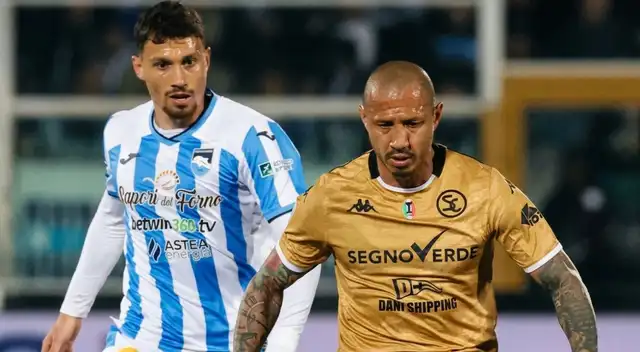 Spezia de Gianluca Lapadula empató 1-1 ante Pescara y descendió a la Serie C, tercera división de Italia