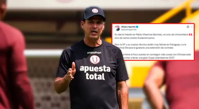 Universitario buscaría el fichaje de DT que fue campeón en Ecuador. Foto: composición Líbero/Universitario