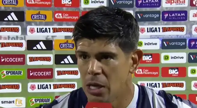 Esteban Pavez dio rotundos comentarios tras el Alianza Lima vs Sporting Cristal. Foto: L1 Max