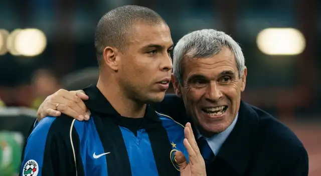 Ronaldo Nazario y Héctor Cúper coincidieron en Inter de Milán