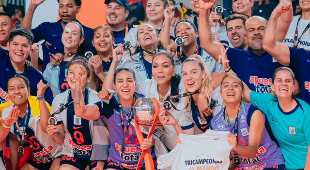 Alianza Lima se coronó tricampeón de la Liga Peruana de Vóley tras vencer a San Martín.