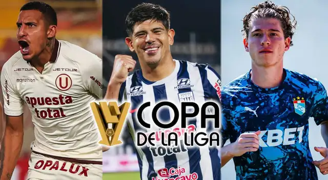 Sorteo Copa de la Liga 2026 con Alianza Lima, Universitario y Sporting Cristal.