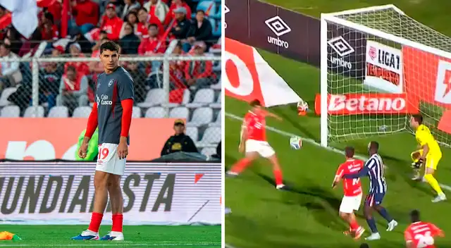 Matías Succar rompió su silencio tras fallarse insólito gol. Foto: composición Líbero/IG/Líbero