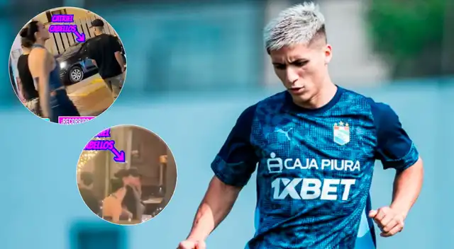 Catriel Cabellos es ampayado saliendo de una fiesta mientras Sporting Cristal atraviesa un mal momento.