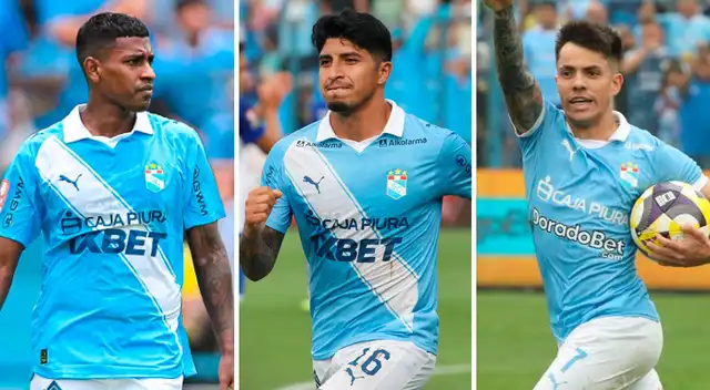Miguel Araujo, Luis Iberico, Santiago González, Sporting Cristal