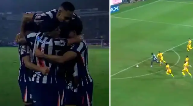 Eryc Castillo anotó el segundo tanto de Alianza Lima.
