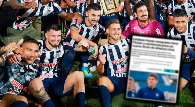 Prensa extranjera destacó a futbolista de Alianza Lima tras campeonar el Apertura