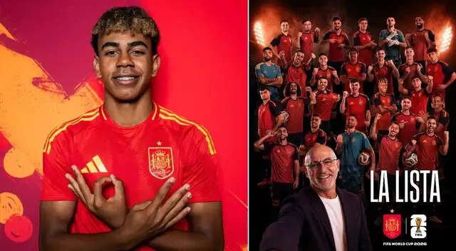 Lamine Yamal convocado para la selección española con miras al Mundial 2026.