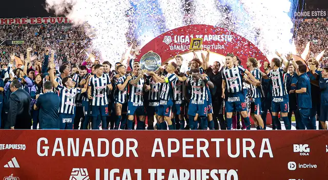 Alianza Lima se proclamó ganador del torneo Apertura