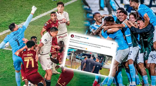 Deportes Tolima agradeció a Sporting Cristal como parte de su partido ante Universitario. Deportes Tolima agradeció a Sporting Cristal como parte de su partido ante Universitario.