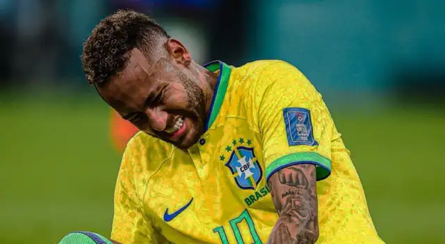 Neymar volvió a lesionarse. Foto: composición Líbero