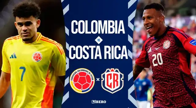Colombia vs Costa Rica por fecha FIFA.