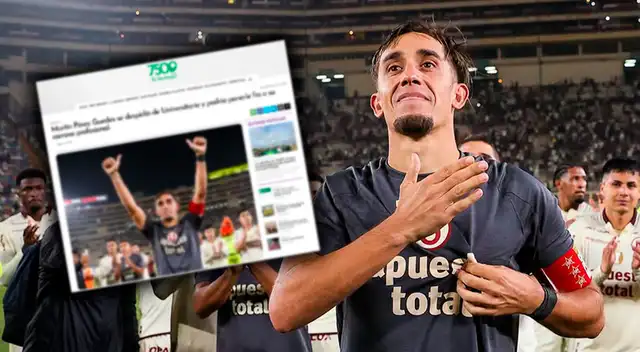 Prensa extranjera reaccionó al retiro de Martín Pérez Guedes y su salida de la 'U'