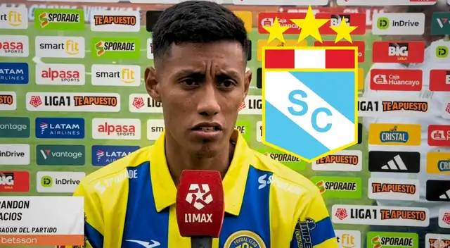 Brandon Palacios, hijo del 'Chorri', reveló si fichará por Sporting Cristal Brandon Palacios, hijo del 'Chorri', reveló si fichará por Sporting Cristal