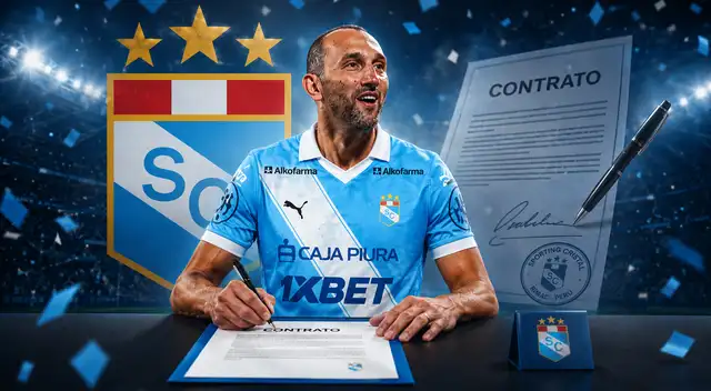 Se dieron detalles del contrato de Hernán Barcos en Sporting Cristal. Foto: composición Líbero Se dieron detalles del contrato de Hernán Barcos en Sporting Cristal. Foto: composición Líbero
