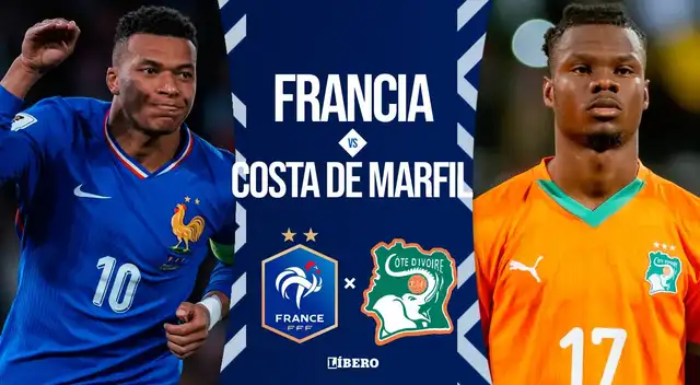 Francia vs Costa de Marfil juegan en partido amistoso previo al Mundial 2026.